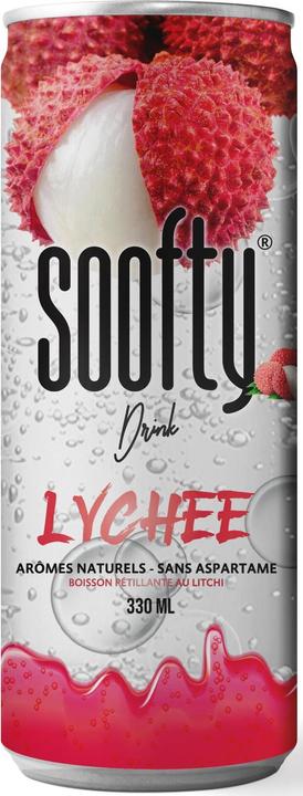 Actual product image Soofty Drink Soft-Drinks Litschi 24 x 0.33 l (24 x 33 cl)