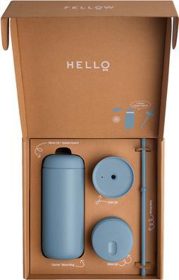 Actual product image Fellow Carter Move Mug 3 in 1 - Thermobecher + 3 Deckel - Puderblau (0.47 l)