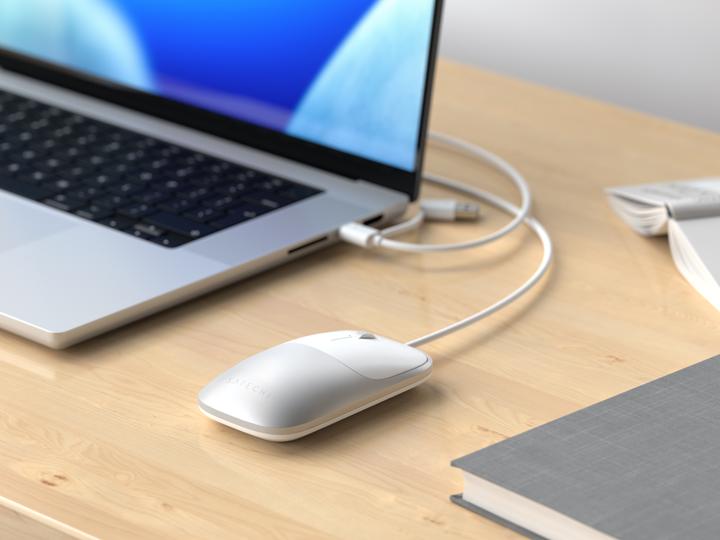 Produktbild Satechi Slim LX Wired Mouse Silver (Kabelgebunden)