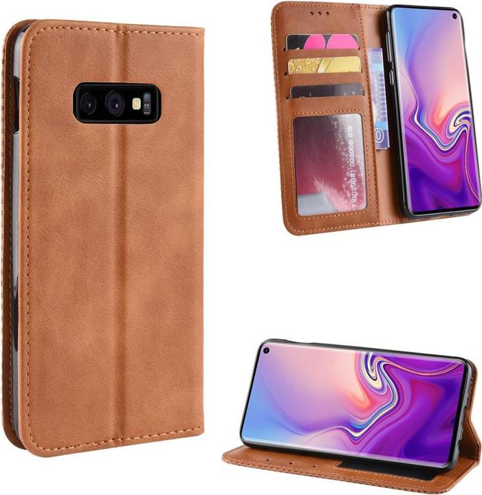 Immagine prodotto Cover-Discount Galaxy S10e - Stand Flip Case Cover marrone (Samsung Galaxy S10e)