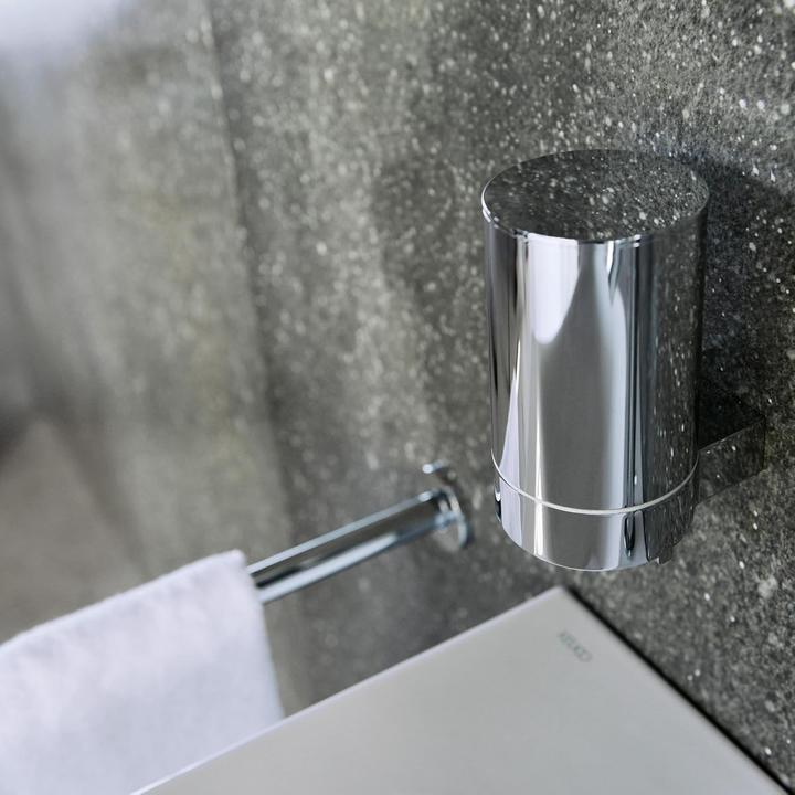 Actual product image Keuco Lotion dispenser PLAN with holder and pump vc