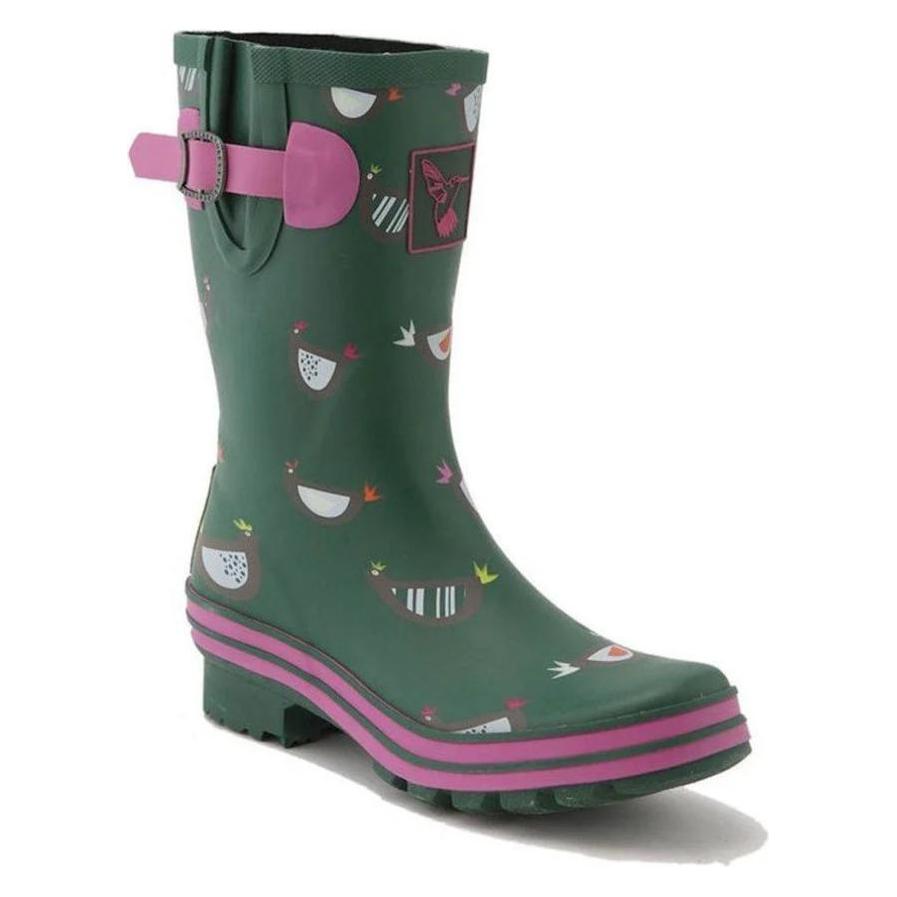 Evercreatures, Damen, Gummistiefel, Chicken Meadow, Grün, (36)
