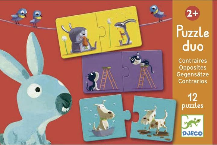 Actual product image Djeco Duo opposites (2 pieces)