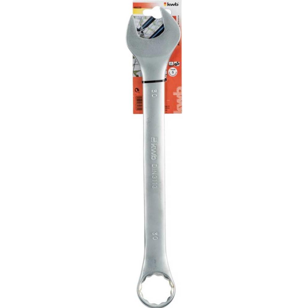 kwb, Schraubenschlüssel, 460230 Ring-Maulschlüssel 1 Stück 30 mm (30 mm)