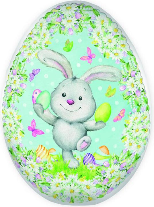 Actual product image Easter egg to fill 9 cm bunny filling cardboard egg