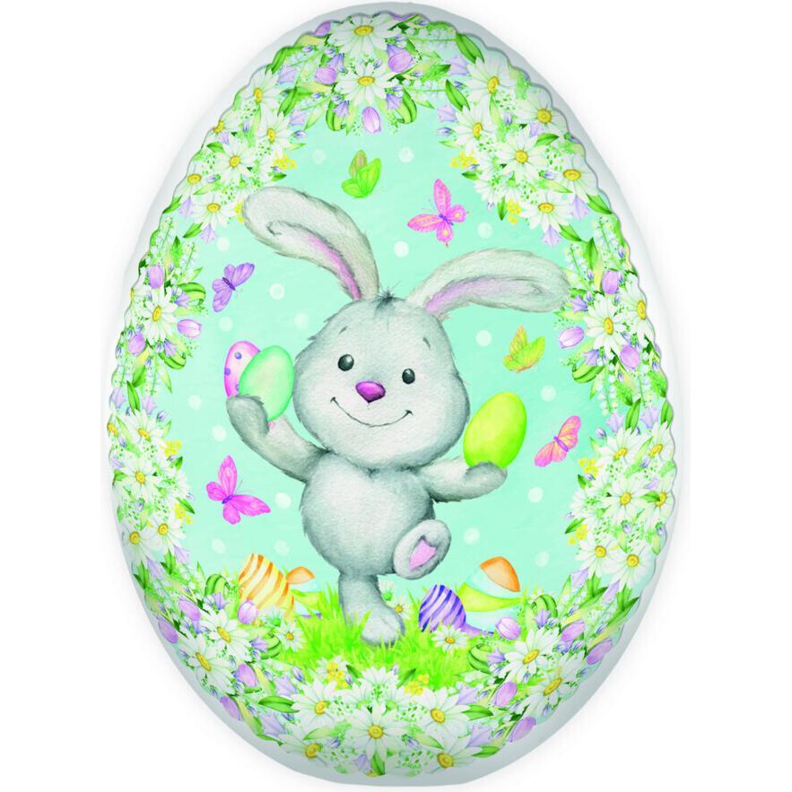 Trötsch, Osterdeko, Osterei zum Befüllen 9 cm Hase Füllei Pappei