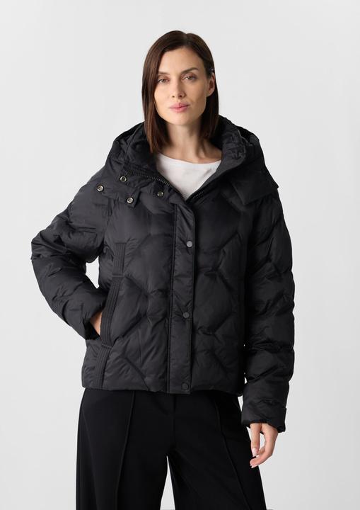Produktbild Comma Gesteppte Pufferjacke mit Stehkragen und Kapuze