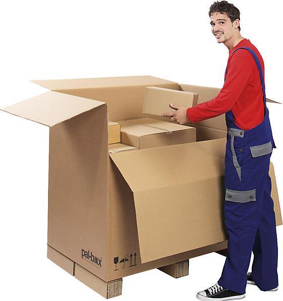 Image du produit kaiserkraft Conteneur de transport PalBox, avec trappe de chargementt, L x l x h 1180 x 780