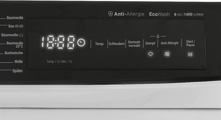 Actual product image Daewoo WM814TTWA1DE (8 kg, Left)