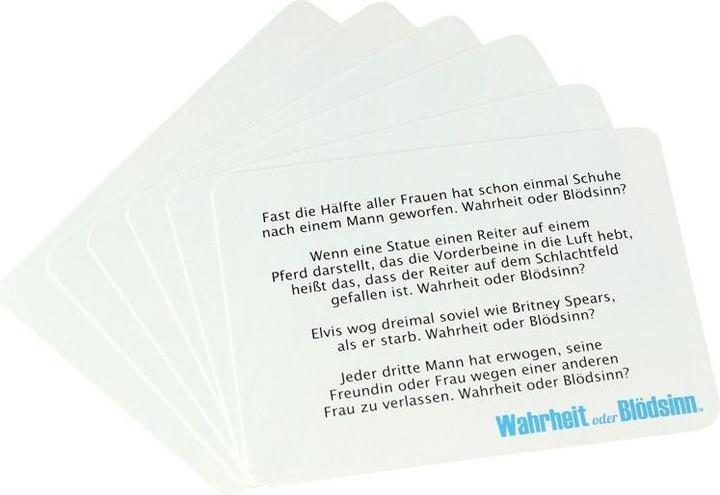 Image du produit Vérité ou absurdité? (Allemand, 2 - 4 Joueur)