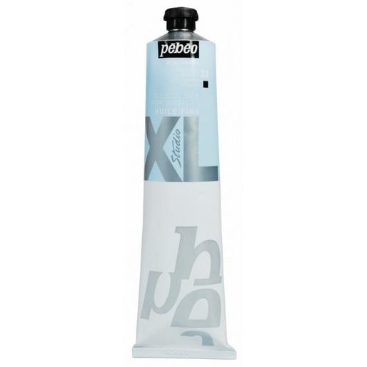 Pebeo, Künstlerfarbe + Bastelfarbe, XL Feine Ölfarben (Lichtblau, 200 ml)
