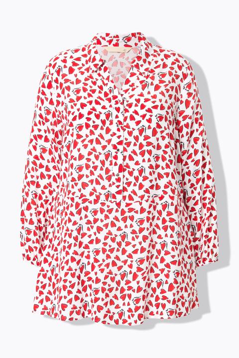 Immagine prodotto Miamoda Bluse, A-Linie, Herz-Muster (44)