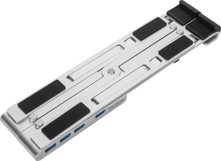 Immagine prodotto Targus Supporto portatile + hub USB-A Argento
