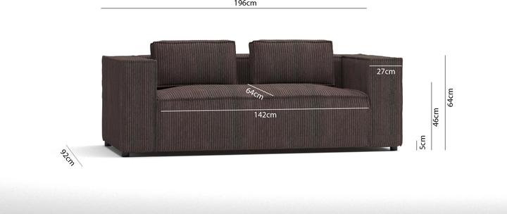 Actual product image Ropez Cloe (2 person sofa)