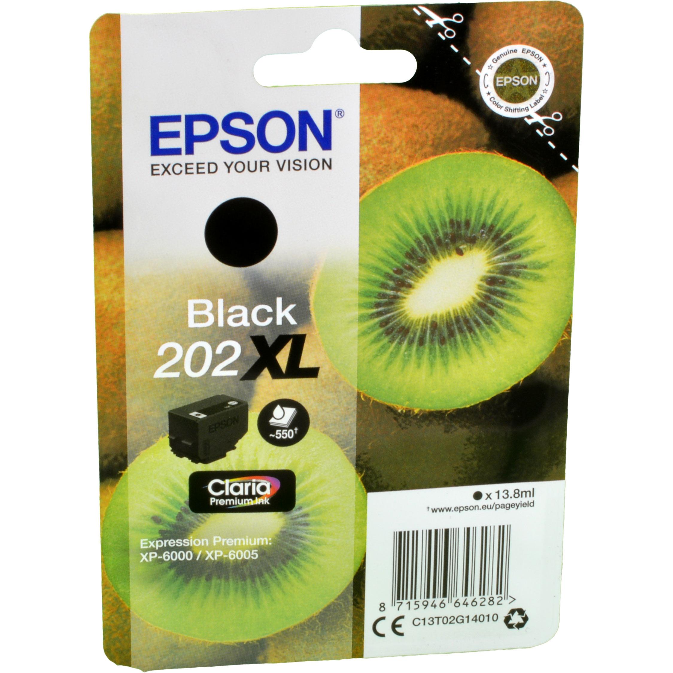 Thumbnail - Epson, Druckerpatrone, 202XL Claria Premium (BK)