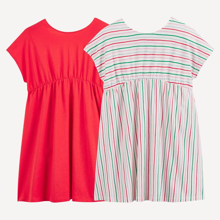 Image du produit La Redoute Collections 2er-Set Kurzarmkleider aus Jersey (122)