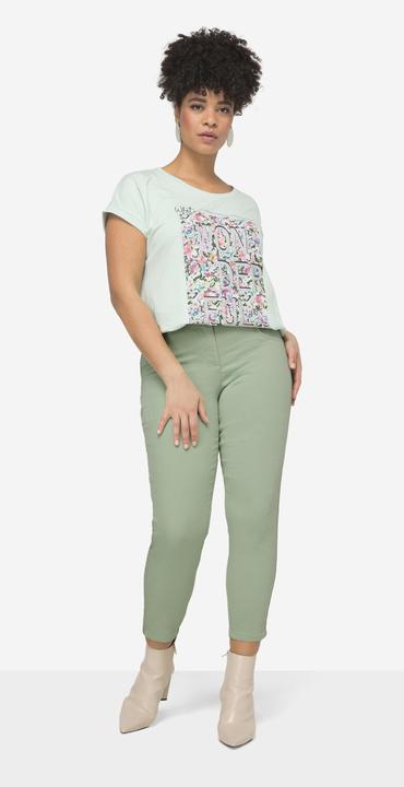 Produktbild Miamoda Twillhose, Slim Fit, Paillettenstreifen, teilelastischer Bund (54)