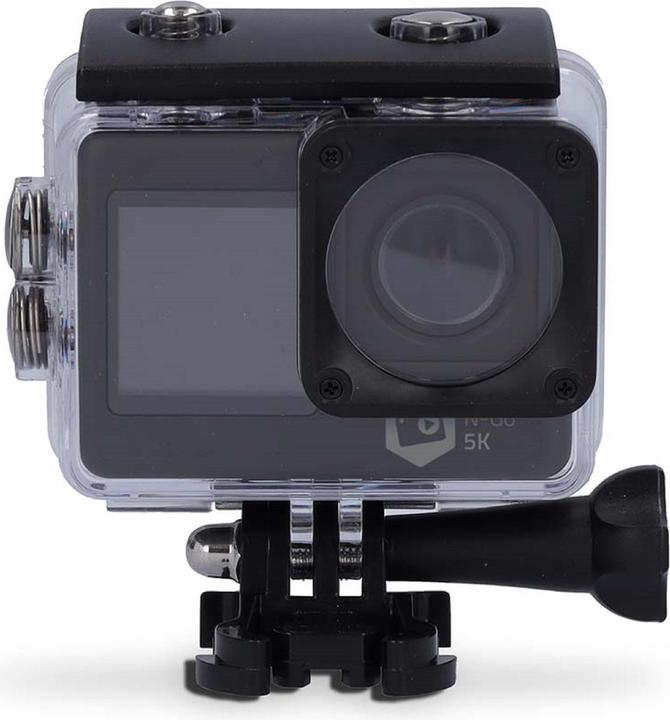Nedis Action Cam | Dualer Bildschirm | 5K@30fps | 16 MPixel | Wasserdicht bis: 30.00 m | 80 min | Wi (30p)
