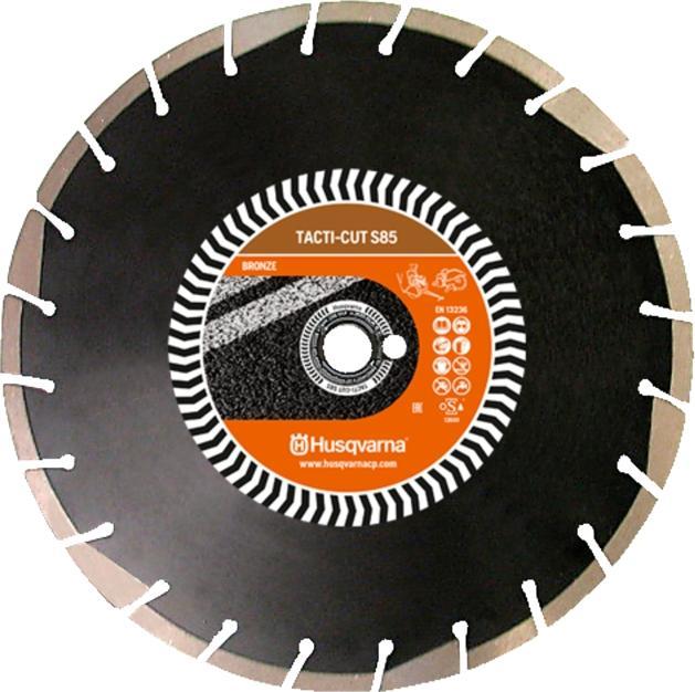 Husqvarna 579 81 66-20 Tacti-Cut S85 Asphalt 350 x 25,4/20 mm Nass und Trocken