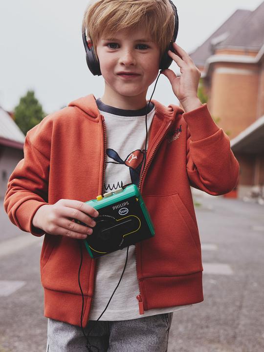 Immagine prodotto Vertbaudet Bedruckte Jungen Kapuzensweatjacke mit Recycling-Polyester (86)