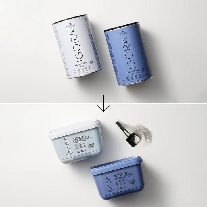 Actual product image Schwarzkopf Igora Vario Blond - Super Powder Lightener Blue Dust-Free