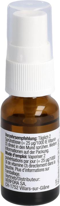 Image du produit Wild Pharma Vitamine D3 Wild Spray 1000 IE végétalien (Spray, 52 g)