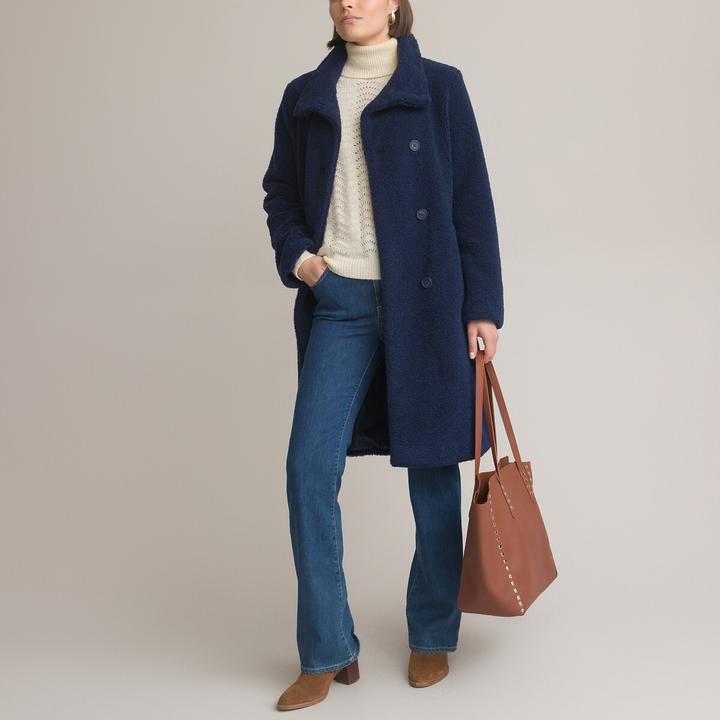 Produktbild Anne Weyburn Bouclé-Mantel mit Knopfverschluss