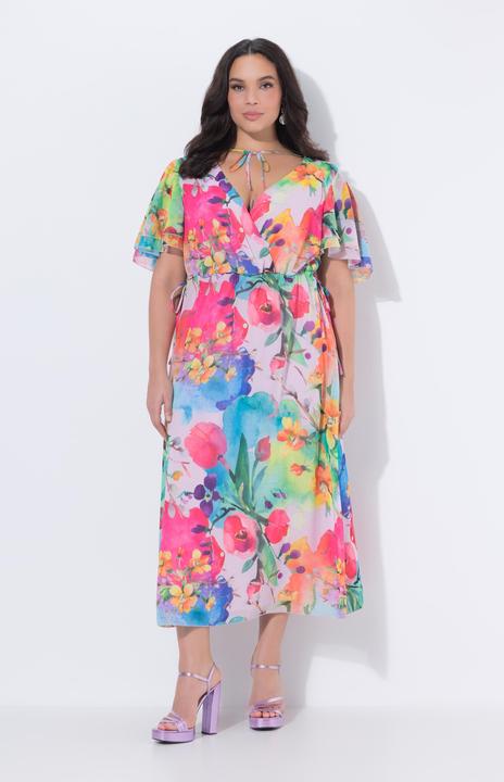 Produktbild Ulla Popken Maxi-Chiffonkleid (58)