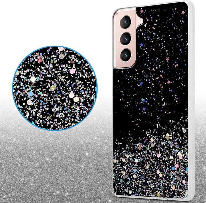 Produktbild Cadorabo TPU Cover funkelnder Glitter (Samsung Galaxy S21 5G)
