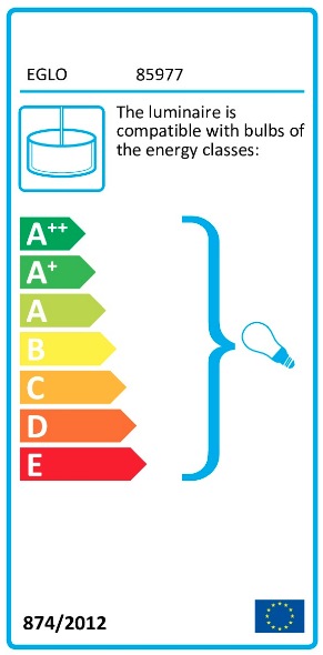 Label énergétique EGLO Troy (E27)
