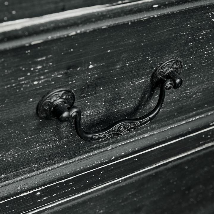 Produktbild Loberon Schrank Jarrowfield antikschwarz (86 x 40 x 161.50 cm)