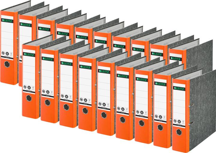 Produktbild Leitz Ordner 1080/1050, DIN A4, Rückenbreite 52 oder 80 mm (A4, 80 mm, 20 Stück)