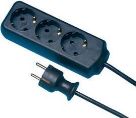 Actual product image REV Table socket 3-fold 3.0 m (3 x, CEE 7/5, 3 m)
