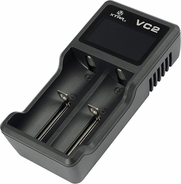 Immagine prodotto AccuCell 2 pezzi CR123A batteria Li-ion e caricatore USB (2 pz., CR123A, 760 mAh, Batteria + Caricabatterie)