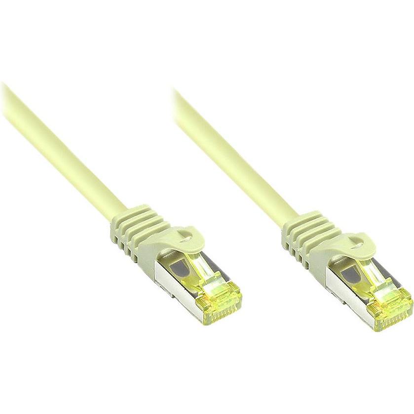 Good Connections RJ45 Patchkabel mitCat.7 Rohkabel und Rastnasenschutz (RNS), S/FTP, PiMF, halogenfrei, 600MHz, OFC (S/F...
