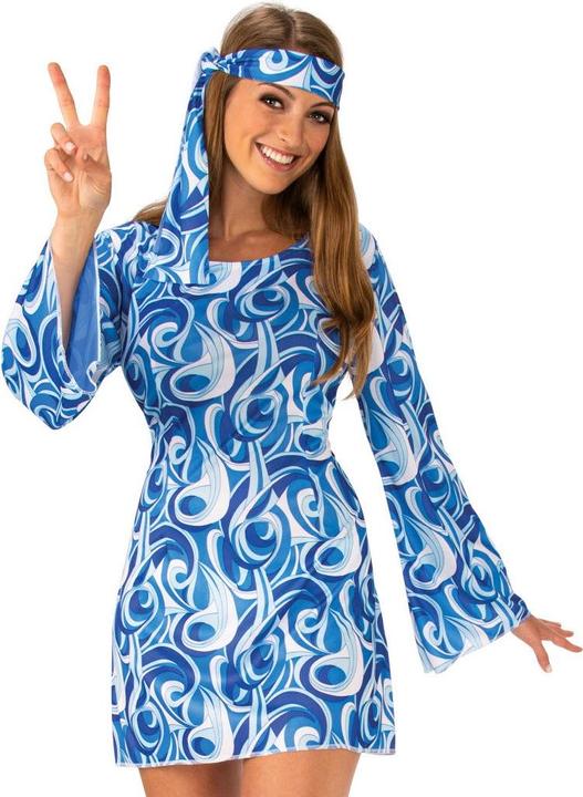 Produktbild Bristol Novelty Flower Power Hippy Kostüm Set (S)