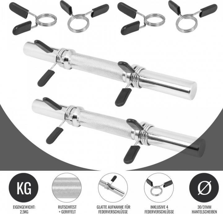 Produktbild Gorilla Sports Kurzhantelstange