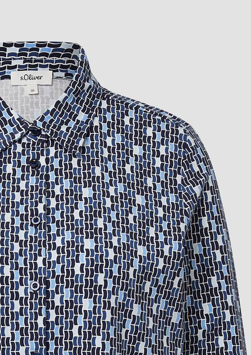 Immagine prodotto s.Oliver T-Shirt Elastische Jerseybluse mit All-over-Print (48)