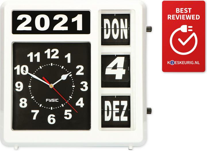 Immagine prodotto Fysic Orologio da parete/da tavolo FK-247DE in lingua tedesca, analogico