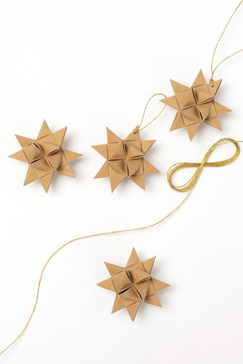 Actual product image Folia Folding Paper Strips NATURE for Mini Fr "bel Stars (100x)