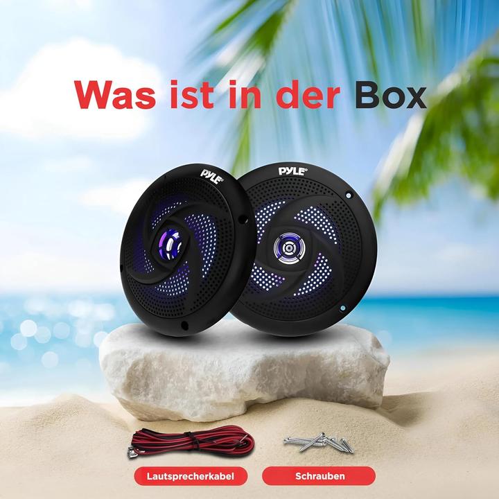 Produktbild Pyle Outdoor Lautsprecher mit LED-Lichtern