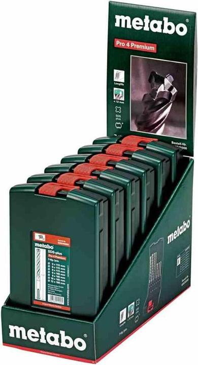 Produktbild Metabo SDS-plus Pro 4 (5 mm, 6 mm, 8 mm, 10 mm, 12 mm)