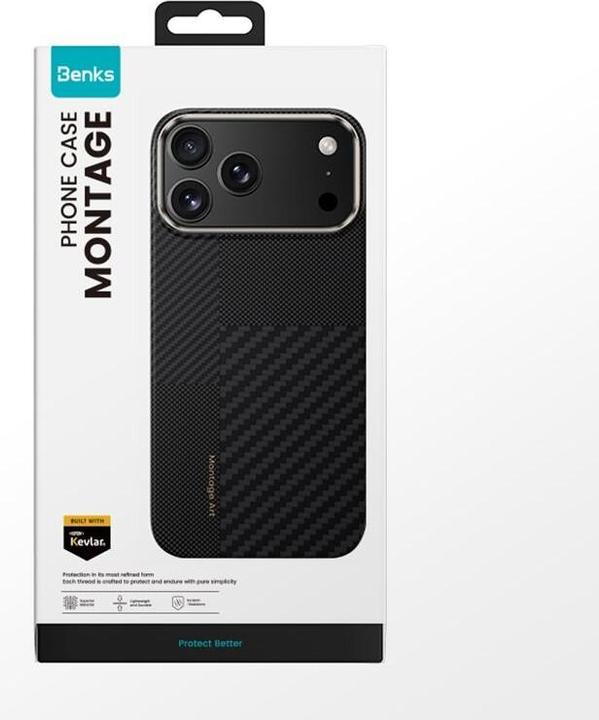 Immagine prodotto Benks - ArmorAir Montage Schutzhülle iPhone 17 Air (Apple iPhone 17 Pro)