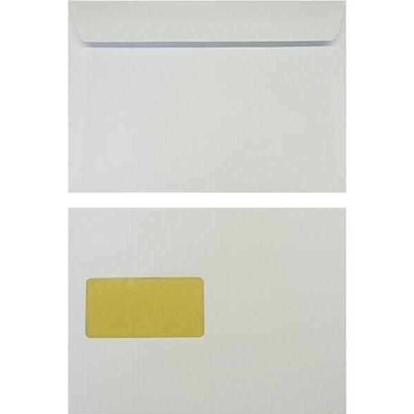 Thumbnail - Blanke, Briefumschlag, Briefumschläge C5 120g/qm haftklebend Fenster VE=250 Stück blanc (C5, 250 x)