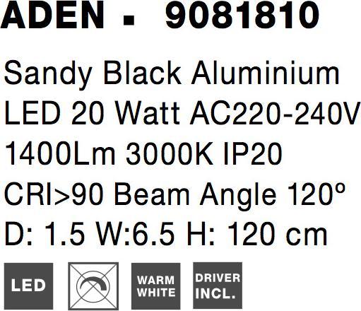 Actual product image Nova Luce Aden (1400 lm)