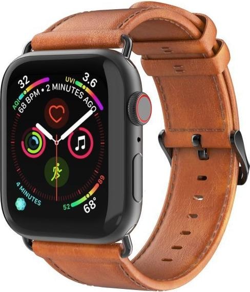 Actual product image Dux Ducis Business Series Genuine Leather Replacement Strap (40 mm, 38 mm, 41 mm, Genuine leather, Apple Watch Series 2, Apple Watch Series 3, Apple Watch Series 1, Apple Watch Series 4, Apple Watch Series 5, Apple Watch Series 6, Apple Watch Series 7, Apple Watch Series 8, Apple Watch Series 9, Apple Watch SE)