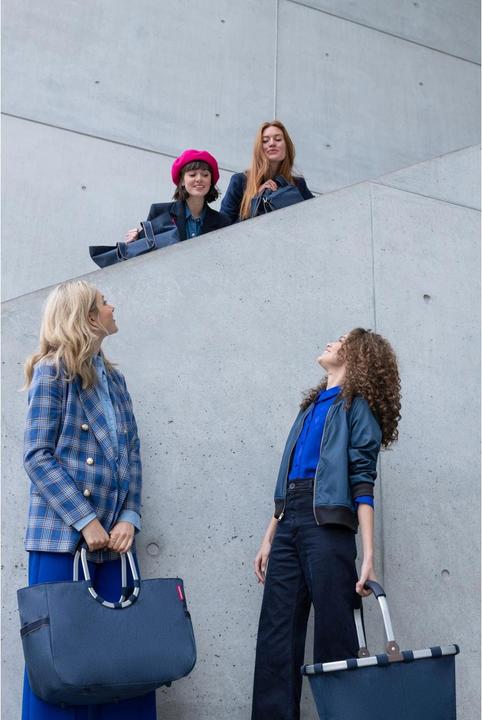 Produktbild reisenthel Einkaufskorb Loopshopper L Herringbone Dark Blue