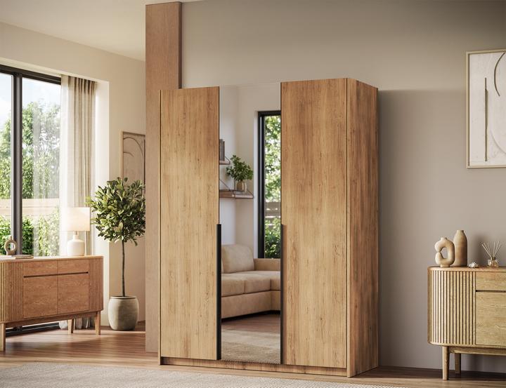 Produktbild ADRK Furniture Alera III Drehtürenschrank (148 x 58 x 204 cm)