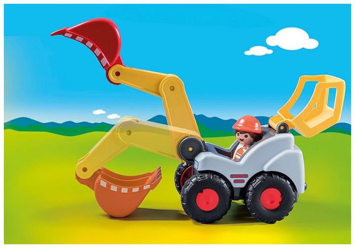 Produktbild Playmobil Schaufelbagger (70125, Playmobil 1.2.3)