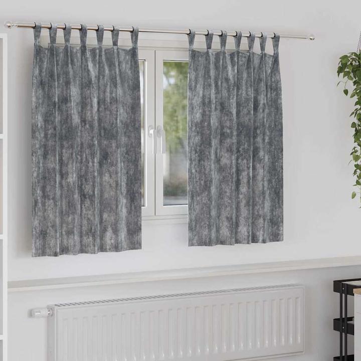 Produktbild vidaXL Samtvorhänge (140 x 140 cm)